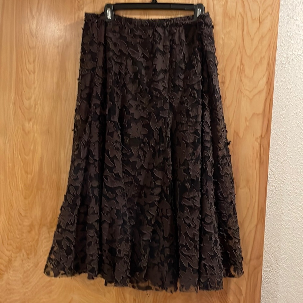 Coldwater Creek Women’s  Appliqué Skirt PL